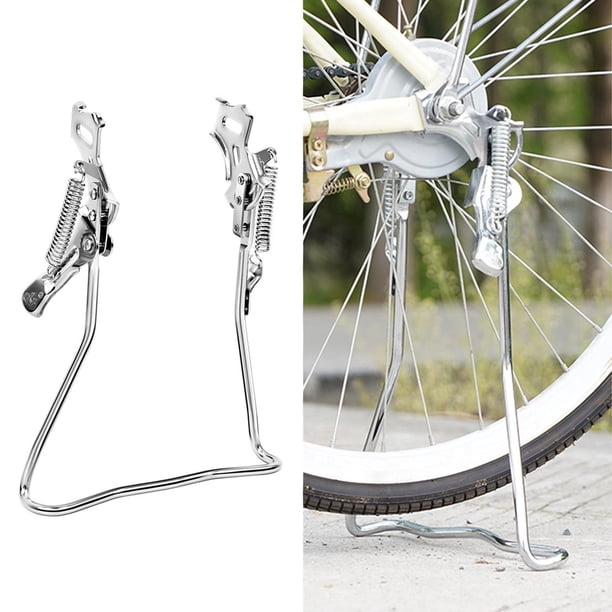 Caballete de bicicleta de caída, caballete de bicicleta de doble pie, accesorios de soporte, estilo vintage, bicicleta para 20 pulgadas