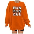 thumbnail image 1 of Heisall Womens Sweatshirts Autumn Winter Halloween Print Drop Shoulder Round Neck Long Sleeve 2025 New Style Fashion Casual Hoodies, 1 of 3