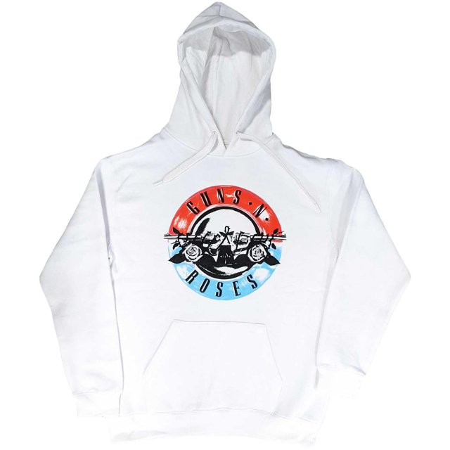 Guns N Roses Chandail à Capuchon pour Adulte avec Logo Motocross