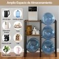 thumbnail image 2 of para Garrafon de Agua, Soporte para Botella de 5 Galones, Estante para Garrafon de Agua, con Partición, Estable y Seguro, 4 Botellas de 5 Galones Caben, para Cocina, Oficina y Sala., 2 of 7