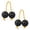 Black, variant on Classical African Shaker Rattle Hand Percussion for Kids Adults, Aslatuas Rhythmic Ball Kashaka Shaker Instrument