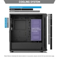 thumbnail image 6 of DARKROCK Classico Max Storage Master Case E-ATX Computer Case with 4x120mm Black Fan, 10 x3.5 HDD+3 x2.5 SDD USB 3.0 Ready, 360mm Radiator Supported, Vertical Slots for GPU Vertically Mount - Black, 6 of 10