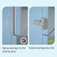 thumbnail image 3 of 2Pcs Safe Fridge Lock, Child Proof Refrigerator Freezer Door Lock, Protect Refrigerators with Sealin, 3 of 5
