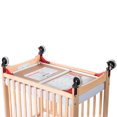 thumbnail image 3 of Foundations Evacuation Kit for Serenity Cribs, 4" Casters and Red Steel Gusset Plates, 3 of 5