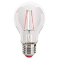 thumbnail image 2 of Feit Electric 4.5-Watt Dimmable Red Filament Glass, A19 Clear LED Light Bulb E26 Medium Base, 2 of 9