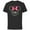 Black, variant on Disney Minnie Mouse Wife Head Icon Magic Family Trip- Short Sleeve Cotton T-Shirt for Adults - Customized-Black