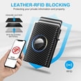 thumbnail image 6 of INNOTECH SC Men's Slim Card Wallet, Genuine Leather + Aluminium Alloy, RFID Blocking, Black, 1-Piece, 6 of 9