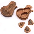thumbnail image 3 of Maoww Wooden Guitar Pick Storage Box Case for Guitar Bass Mandolin Banjo, 3 of 6