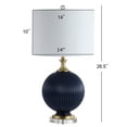thumbnail image 5 of JONATHAN Y Lucette 26.5" Glass/Crystal LED Table Lamp, Navy, JYL2074A, 5 of 8