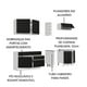 thumbnail image 4 of Cocina Integral Completa Modular Madesa Parma 220cm BN 03, 4 of 5
