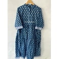 thumbnail image 3 of Indigo Buti Printed Dress,Sketer Circle Dress, Flapper Dress, Blousen Dress ,Short Dress, 3 of 6