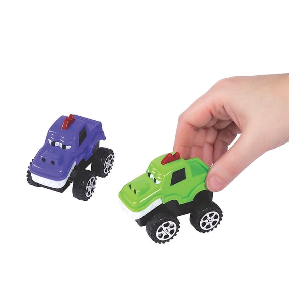 Halloween Pull Back Monster Trucks - Party Favors - 12 Pieces