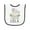White and Black, variant on Inktastic I Love My Lola Baby Terry Cloth Bib