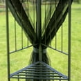 thumbnail image 5 of Unique Choice 10' L x 10' W Outdoor Patio Canopy Gazebo with Ventilated Double Roof and Mosquito Net,Color Gray, 5 of 7