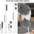thumbnail image 1 of Juego de 3 plumeros de microfibra XianweiShao con extensión de acero inoxidable 250 cm blanco, 1 of 1
