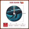 thumbnail image 2 of Sikiie Vintage Blue Pattern Whale Nativity Christmas Tree Skirt, Jesus Christian Winter Holiday Tree Mat Decoration(30-48IN)48", 2 of 6