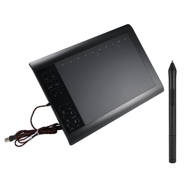 Tablette Graphique Portable avec Stylo Passif Dessin Tablette Sensible  Ordinateur Sensible pour Tablette de Téléphone Portable 