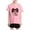 Pink, variant on Kids Girls Casual Short Sleeve Crew Neck T Shirts Print Basic Top Blouses Dressy Casual Loose Fit Comfy Going Out T-Shirts Red 8-9 Years