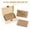 Brown Card, variant on PanJoidys 52 Pcs Advice Cards with Wooden Card Box Set, Baby Shower Guest Book Alternative, Wishes & Prediction Cards for Wedding Bridal Graduation, Rustic Party Decor