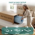 thumbnail image 7 of Beddle 3 Inch Full Size Cooling Gel Memory Foam Mattress Topper, Body Support & Pressure Relief, CertiPUR-US Certified, 7 of 7