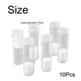 thumbnail image 1 of 10pcs Plastic Coin Collection Box Protection Tube Holder For 27mm/30mm Coins Capsules Storage Container Tube Holder With Lid, 1 of 10