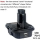 thumbnail image 3 of Convertidor de batería de litio Dewalt18v/20v Milwaukee 18v a adaptador de batería de níquel Dewalt 18v Dc9096 con puerto Usb Feliz Sencillez, 3 of 4