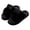 Black, variant on Women's Fuzzy Slippers S𝗅ip On House Shoes Cute Ra𝖻𝖻it Ear F𝗅u𝖿𝖿y Bedroom Slides With Fl𝖾𝖾c𝖾 Li𝗇𝗂ng, Winter Warm Cozy Shoes Anti-S𝗅ip Animal Plush Slippe for Indoor Outdoor