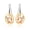 H Bird Branch, variant on 18k Gold Plated Earrings Cutout Handmade Copper Wildlife Earrings/Animal Earrings Hypoallergenic/Feathers/4 legs Animal Earrings (Dragonfly)