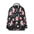 thumbnail image 3 of Pioneer Flower Floral Print Pattern Backpack for School, Cute School Bag with Adjustable Shoulder Straps and Padded Back, 15.3"x11"x7.1", 3 of 5