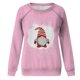 thumbnail image 4 of Sudadera para mujer Sudaderas con cuello redondo Primavera Otoño Manga larga Estampado de Navidad Suéter Top Odeerbi ODB-5, 4 of 5