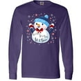 thumbnail image 3 of Inktastic Holiday Snowman Long Sleeve T-Shirt, 3 of 5