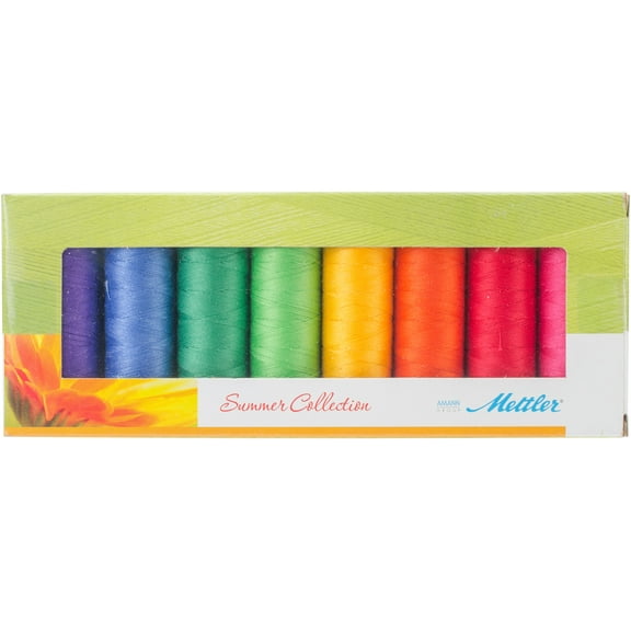 Mettler Silk Finish Cotton Thread Gift Pack 8/Pkg-Summer