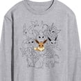 thumbnail image 3 of Pokémon - Eevee Group - Men's Long Sleeve T-Shirt, 3 of 5