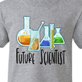 thumbnail image 4 of Inktastic Future Scientist with Beakers, Test Tubes and Formulas Youth T-Shirt, 4 of 5