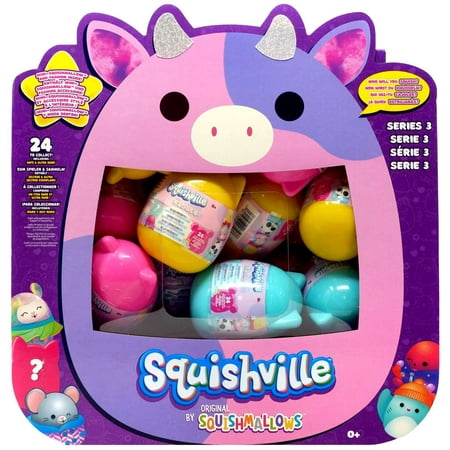 Squishmallows Squishville! Series 3 Mini Plush Mystery Box (24 Packs)
