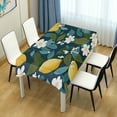 thumbnail image 4 of Yayeee Tablecloths 54" x 72" Rectangle Wrinkle Resistant Party Table Cover, Green Lemon Leaves, 4 of 8