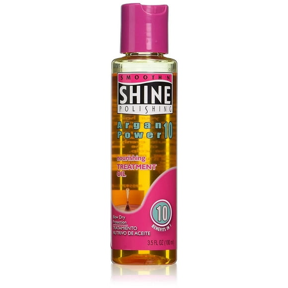 Smooth N Shine Argan Power 10 Nourishing Treatment Oil, 3.5 Ounce