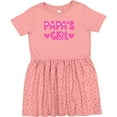 thumbnail image 3 of Inktastic Papa's Girl Girls Toddler Dress, 3 of 5