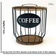 thumbnail image 5 of Cesta de almacenamiento de cápsulas de café huecas, organizador de cápsulas de café de frutas para el hogar, cafetería, hotel, color negro, 5 of 5
