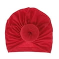 thumbnail image 2 of Baby Turban Bun Knot Parent-child Cap Newborn Turban Hat Girl Toddler Hat Turban Boy Nursery Beanie Infant Turban, 2 of 7