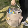 thumbnail image 2 of Cesta de Almacenamiento para Acampar Al Aire Libre, Cesta de Picnic Portátil, Cesta Plegable para Herramientas de Jardín con Asa, Bolsa de Almacenamiento Grande, C, 2 of 5