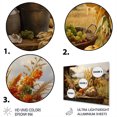 thumbnail image 3 of Designart "Abundance Harvest African Painting III" African Metal Art Living Room, 3 of 5