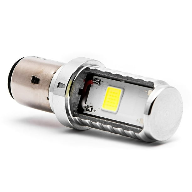 biltek headlight led conversion bulb s2 ba20d to led high low beam light motorcycle atv