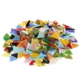 thumbnail image 3 of 300pcs Multicolor Triangle Glass Pieces Mosaic Tiles For Art Crafts 12mm, 3 of 8