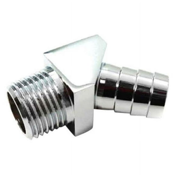 Racing Power R4528 45 Degree Aluminum Fitting (5/8 X 1/2-Chrome)