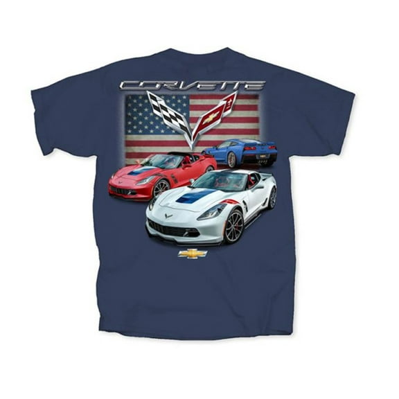 Joe Blow Chevrolet C7 Grandsport Corvette With American Flag Shirt