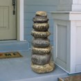 thumbnail image 1 of Angelo Décor Stacked Stone Welcome Statue, 1 of 4