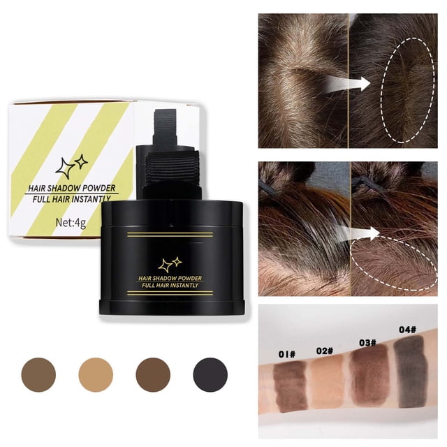 Dvkptbk fiber Extra Large Colored Fiber Ribbon for Replenishing Powder Hair Line Powder and Touchup 4g