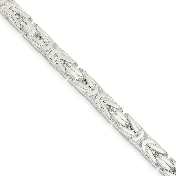 Sterling Silver Byzantine Chain 20"