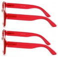 thumbnail image 3 of 2 Pairs Women Oversize Transparent Reading Glasses - Spring Hinge Reader 7024 +1.75, 3 of 3